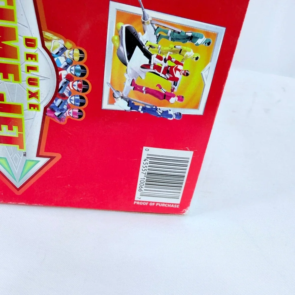 Bandai Power Rangers Time Force Deluxe Time Jet Red Ranger Signed Jason Faunt